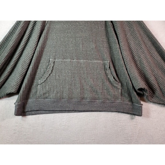 We The Free Sweater Womens Medium Olive Long Sleeve Round Neck Pockets Pullover - Picture 3 of 10